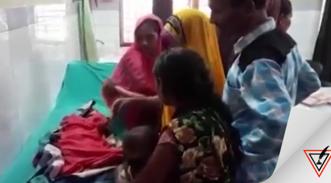 Nace bebé con tres cabezas