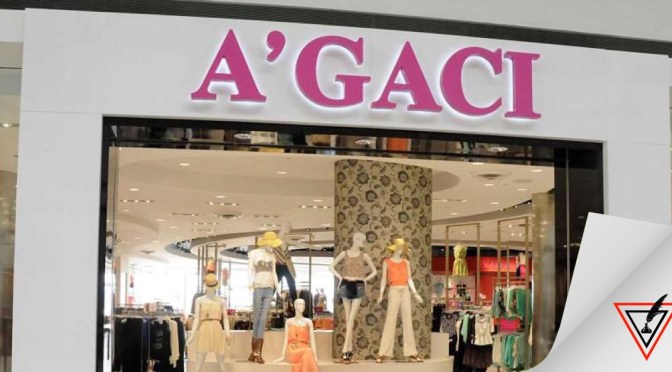 La tienda A’GACI anunció el cierre de todas sus tiendas