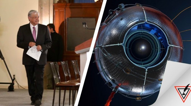 AMLO detecta cámara sofisticada de espionaje en Palacio Nacional