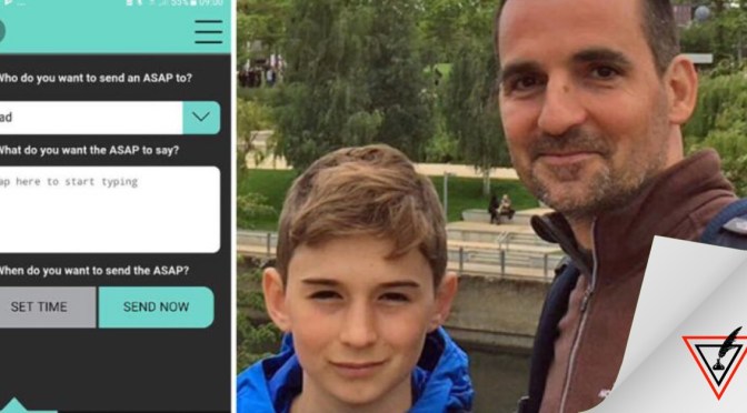 Padre de familia crea APP que bloquea celular de un niño hasta que responda