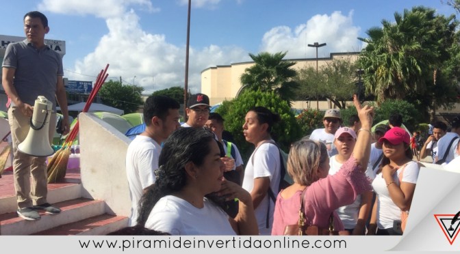 Participan jóvenes en limpieza de áreas de puente nuevo internacional