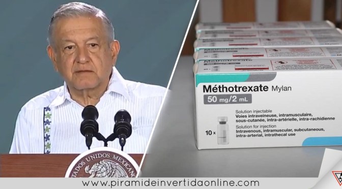 Acusa AMLO boicot en entrega de medicinas contra cáncer