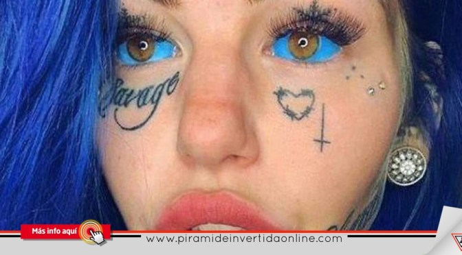 Joven influencer se tatúa los ojos y queda ciega