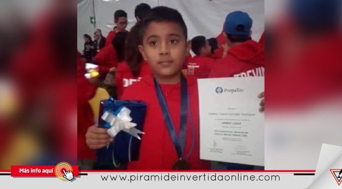 Alumno de Primaria “Niños Héroes” obtiene primer lugar nacional de Cálculo Mental