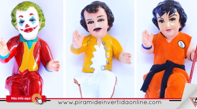 Venden niño Dios caracterizado de personajes