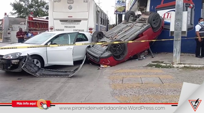 Un hombre perdió la vida aplastando durante un choque volcadura en Madero