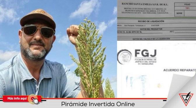 Familia de Valle Hermoso alerta a agricultores por fraudes de Rancho Santa Emilia