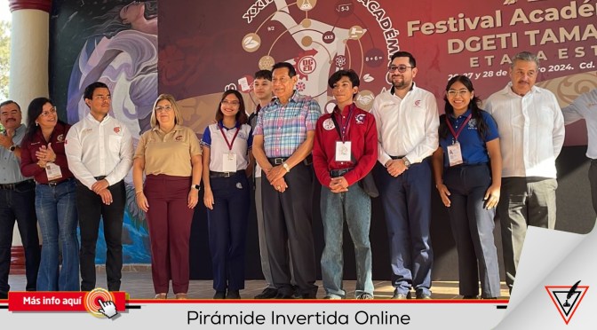 Destacan alumnos del Cbtis 135 en Festival Académico 2024.