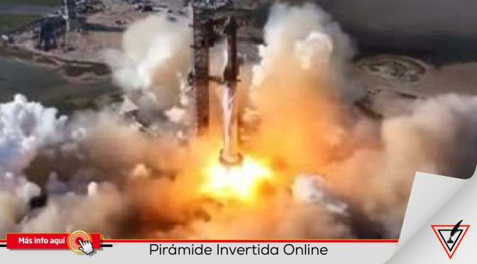 SpaceX canceló el intento de aterrizar su megacohete Starship, que explotó tras hacer contacto con el océano