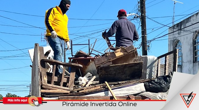 Se recolecta más de 18 toneladas de cacharros en la Sección 16 a través de programa municipal