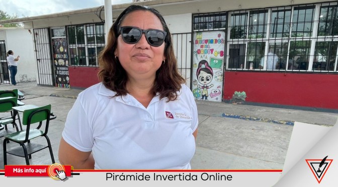 SOLUCIONADO EL PROBLEMA DE FALTA DE MAESTRO EN LA PRIMARIA AMALIA GONZÁLEZ CABALLERO DE CASTILLO EN MATAMOROS